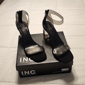 Women's Makenna Two-Piece Clear Vinyl Dress Sandals,